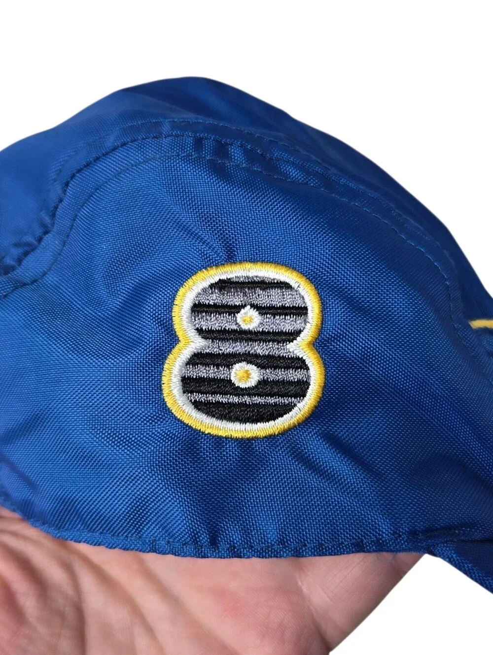Vintage Oshkosh Hat Infant Size Embroidered Blue Sports 100% Nylon